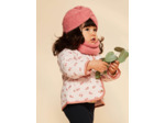 Snood vieux rose en tricot
