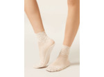 Chaussettes en tulle et dentelle