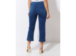 Jean cropped droit BLEU Femme