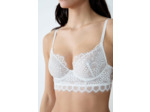 Soutien-gorge corbeille sans coque en dentelle