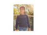 Pull réversible bleu marine pour garçon, uni ou à rayures blanches