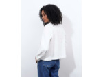 veste chemise unie BLANC Femme