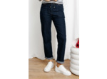 Pantalon jogging denim avec revers