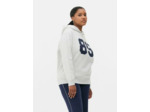 Sweat oversize à capuche et motif 85