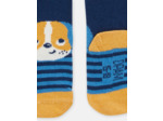 Chaussettes rayées à motif chien pour bébé garçon
