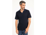 Pull col polo manches courtes Ajoure