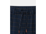 Pantalon bleu foncé à carreaux Garçon