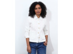 veste chemise unie BLANC Femme