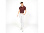 Polo golf en coton polyester manches courtes femme, MW500 marron foncé