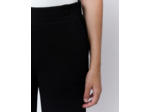 Pantalon 7/8 large uni NOIR Femme