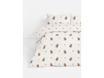 Parure de lit king size à oursons avec drap-housse