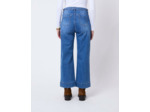 Jean cropped en denim BLEU CLAIR Femme