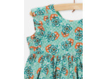 Robe vert menthe à imprimé fleuri pour bébé fille