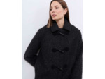 Manteau uni NOIR Femme
