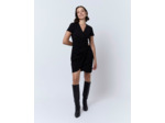 Robe courte unie NOIR