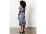 Robe longue imprimé à fleurs MARINE