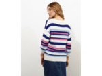 Pull fin rayé MULTICOLORE Femme