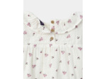 Chemisier fleuri en gaze de coton