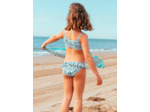 Maillot de bain deux pièces imprimé fleuri