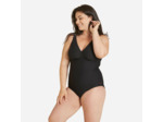 Maillot de Bain Femme 1 Pièce Gaufré Kaipearl New Noir