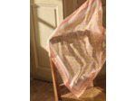 Foulard carré imprimé fleuri