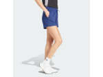 Short de fitness femme, bleu