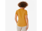 T-shirt de randonnée femme, NH500 jaune ocre