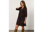 Robe courte imprimée NOIR