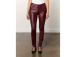 Pantalon long slim uni BORDEAUX Femme