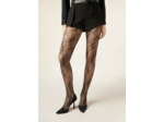 Collant en dentelle florale