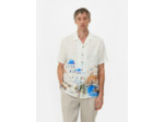 Chemise à motif effet aquarelle