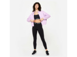 Veste à capuche de fitness manches longues femme, violette lilas