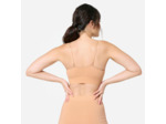 Brassière bretelles amovibles maintien léger Femme, beige