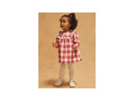 Robe à carreaux pour bébé fille