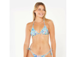 Haut de maillot triangle surf fleuri Femme - Mae prairie multicolore