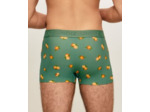 Boxer en coton motifs oranges
