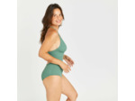 Maillot de bain 1 pièce texturé Femme - Bea kaki