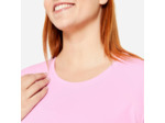 T-shirt manches courtes fitness cardio Plus Size femme Rose clair