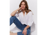 Blouse manches 3/4 unie BLANC Femme