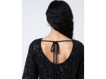 Robe courte unie NOIR