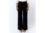 Pantalon long uni NOIR Femme