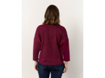 Top manches 3/4 uni BORDEAUX Femme