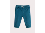 Pantalon turquoise foncé à bretelles pour bébé garçon