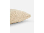 Coussin carré en tissu bouclé