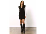 Robe courte unie NOIR