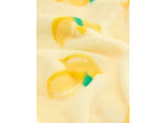 Couverture ultra-douce à motif citrons