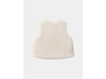 Gilet sans manches en fourrure synthétique