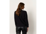Pull fin uni NOIR Femme