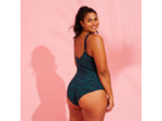 Maillot de Bain 1 Pièce Femme Romi Nick Noir Vert