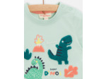 T-shirt opaline à animation dinosaure pour bébé garçon
